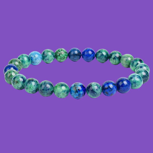 Bracelet de pierres de lapis-lazuli
